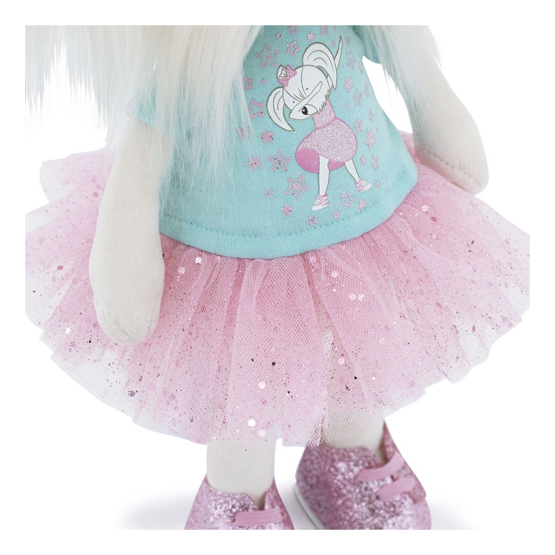 ucky Doggy Mimi Ballerina L053 outfit – pink tutu and glitter shoes. ucky Doggy Mimi Ballerina L053 outfit – pink tutu and glitter shoes.