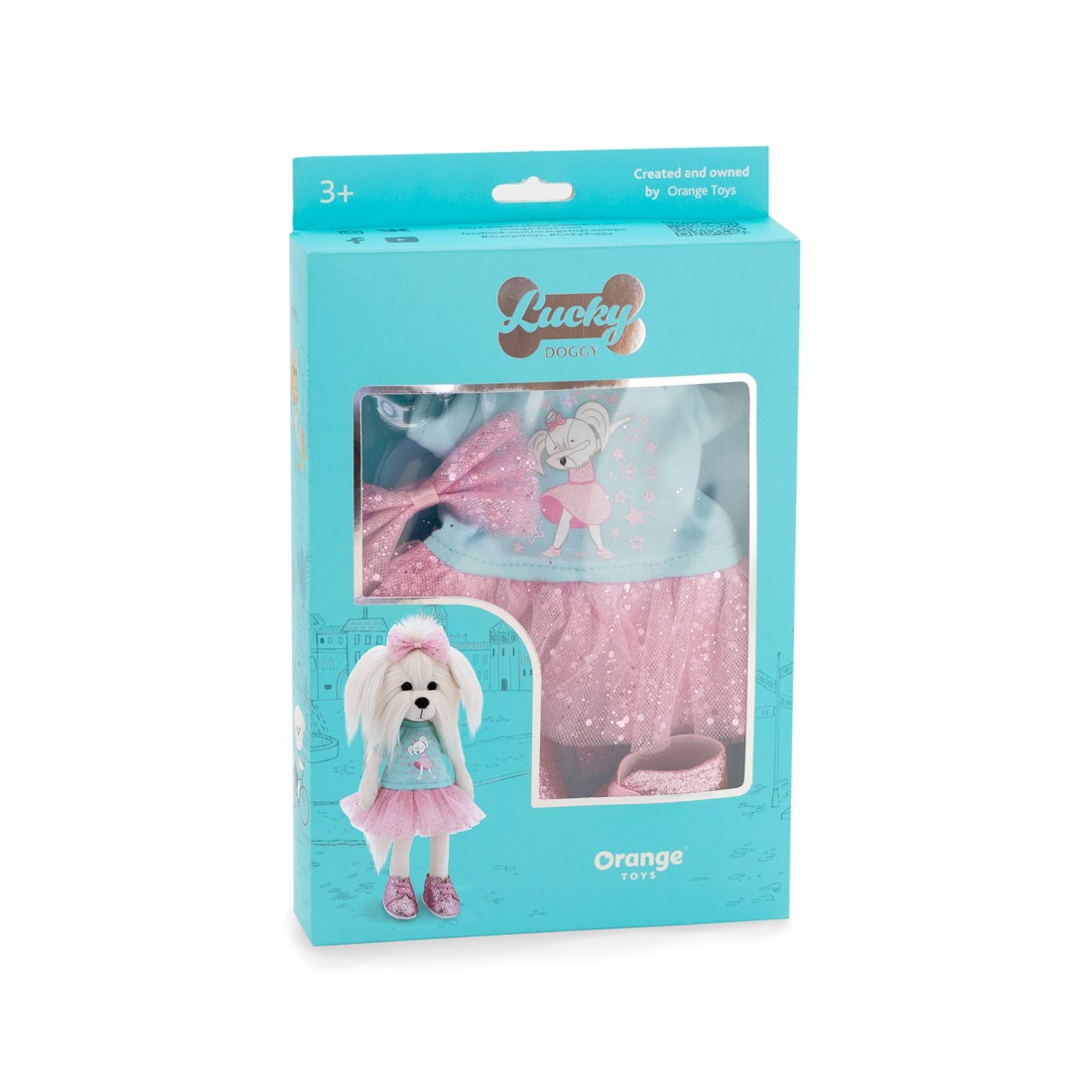 Vêtement Lucky Doggy Mimi Ballerine L053 – robe tutu rose et chaussures pailletées roses. Vêtement Lucky Doggy Mimi Ballerine L053 – robe tutu rose et chaussures pailletées roses.
