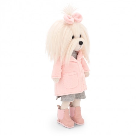 Lucky Yoyo Lavender Evening Ref. LD5/100 – Articulated plush in pink coat and gray dress