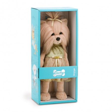 Lucky Yoyo Goldene Anmut – Gelenkige Plüschfigur im goldbestickten Kleid – Ref. LD2/064