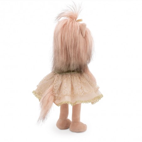 Lucky Yoyo Goldene Anmut – Gelenkige Plüschfigur im goldbestickten Kleid – Ref. LD2/064