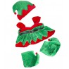 Tenue Elfe fille avec bottes et chapeau   40 cm - La tenue idéale pour les peluches personnalisées ! Transformez votre Teddy en 