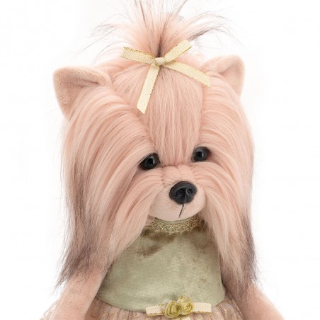 Lucky Yoyo Goldene Anmut – Gelenkige Plüschfigur im goldbestickten Kleid – Ref. LD2/064