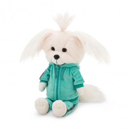 Lucky Mimi knuffelkleding 40 cm – Hoodie en broek turquoise – Zacht velours comfort