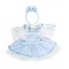 Robe Lolita bleue   40 cm - La tenue idéale pour les peluches personnalisées ! Transformez votre Teddy en 