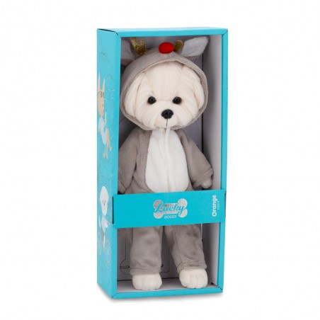 Peluche Lucky Mimi en pyjama renne - Mon Teddy Bear