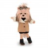 Kleidung für Lucky Doggy Plüsch 40 cm – Kamelmantel mit Fellimitat & Leoparden-Schleife – Lucky Yoyo Weistcoat