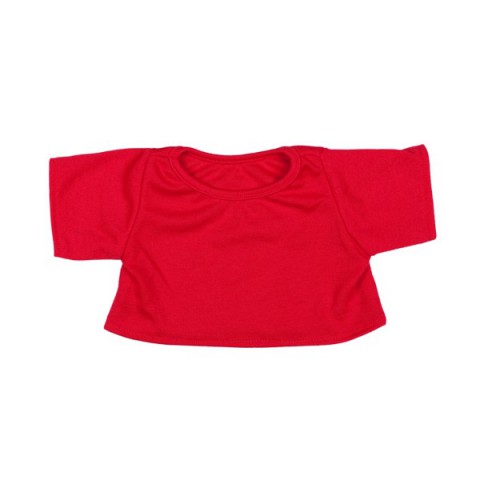 T-shirt Rouge 40 cm - La tenue idéale pour les peluches personnalisées ! Transformez votre 