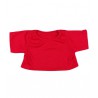T-shirt Rouge 40 cm - La tenue idéale pour les peluches personnalisées ! Transformez votre 