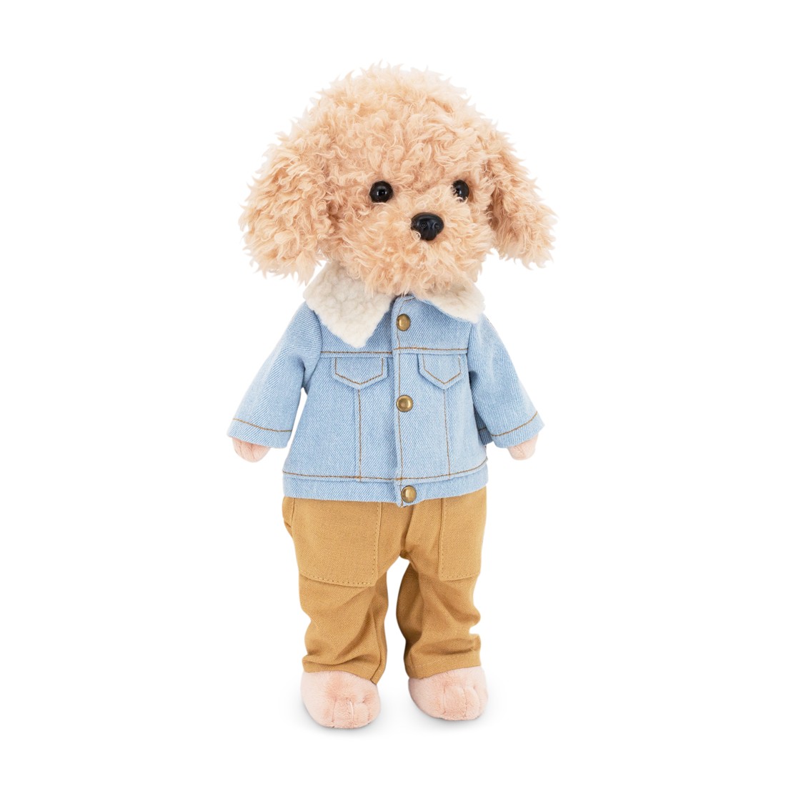 Lucky Doggy Lucky Andy Denim Style LD6/123 knuffel met geschenkdoos Lucky Doggy Lucky Andy Denim Style LD6/123 knuffel met geschenkdoos