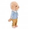 Lucky Doggy Lucky Andy Denim Style LD6/123 knuffel met geschenkdoos