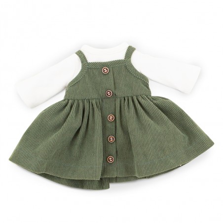 Lucky Doggy plush outfit green dress and bunny bag – Paris Travel 40 cm
