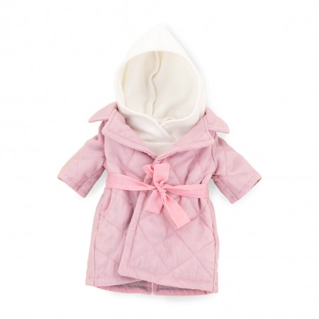 Lucky Doggy knuffel met roze jas en crème hoodie