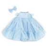 Lucky Doggy – Outfit L121: Blue Tulle Dress with Matching Bow Lucky Doggy – Outfit L121: Blue Tulle Dress with Matching Bow