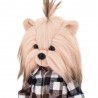 Lucky Doggy Andy Autumn Palette plush with checked shirt and mustard trousers – Ref. LD3/118