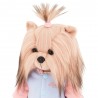 Lucky Doggy Mimi Plüschfigur im pastellfarbenen Teddyblouson mit weißem Rock – Ref. LD3/119