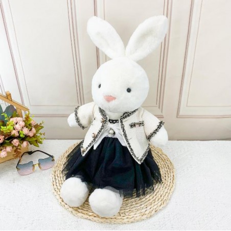 Robe de soirée noire “Coco” pour peluche 40 cm – Réf. Y168