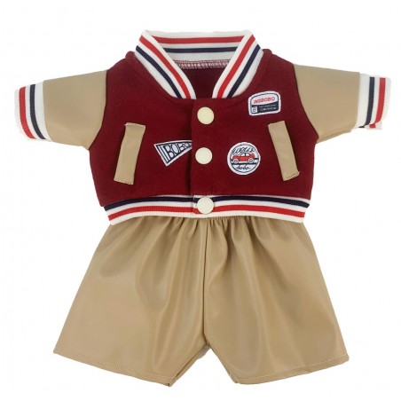American College Baseball Jacket – Universiteitsjas voor Knuffels 30–40 cm – Ref. Y136