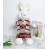 Chic Winter Outfit for Teddy Bear – Red Plaid Jacket and Skirt Set