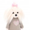 Lucky Yoyo Pink Heart Ref. LD5/101 – Soft plush without metal frame in beige sweater and pink skirt