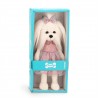 Peluche Lucky Mimi 38 cm robe rose pois dorés LD5/099 Peluche Lucky Mimi 38 cm robe rose pois dorés LD5/099