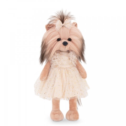 Lucky Doggy Plüsch – Lucky Yoyo: Goldenes Starlight-Kleid