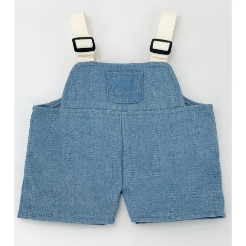 Hellblaue Jeanslatzhose für 40 cm Plüsch – Ref. Y151