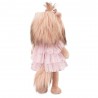 Lucky Doggy – Romantic Evening Kledingset – Roze Tulejurk met Gouden Sterren en Bijpassende Strik