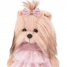 Lucky Doggy – Romantic Evening Kledingset – Roze Tulejurk met Gouden Sterren en Bijpassende Strik