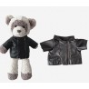 Veste perfecto noire pour peluche 40 cm – Réf. Y040