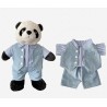 Ensemble de gilets rayés 3 pièces bleu clair