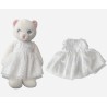 Robe Blanche En Dentelle Sequin