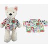 chemise fantaisie pour peluche avec motifs chiens colorés – Réf. Y183