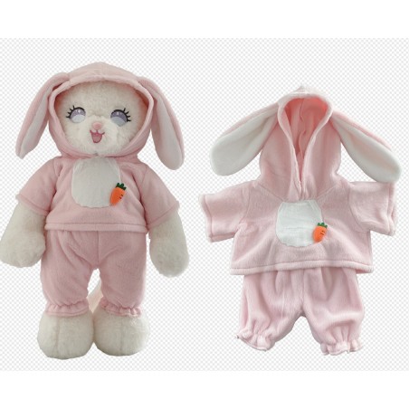 Pink bunny ears pyjama set