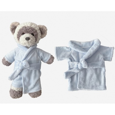 Peignoir bleu clair