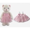 kuscheltier-kleid-tuell-rosa-sterne-gold-ref-y178