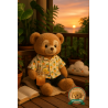 Tropicool – Ensemble chemise ananas & short pour peluche