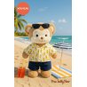 Tropicool – Ensemble chemise ananas & short pour peluche