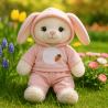 Costume Lapin Rose pour peluche 40 cm – Ensemble 2 pièces doux et câlin