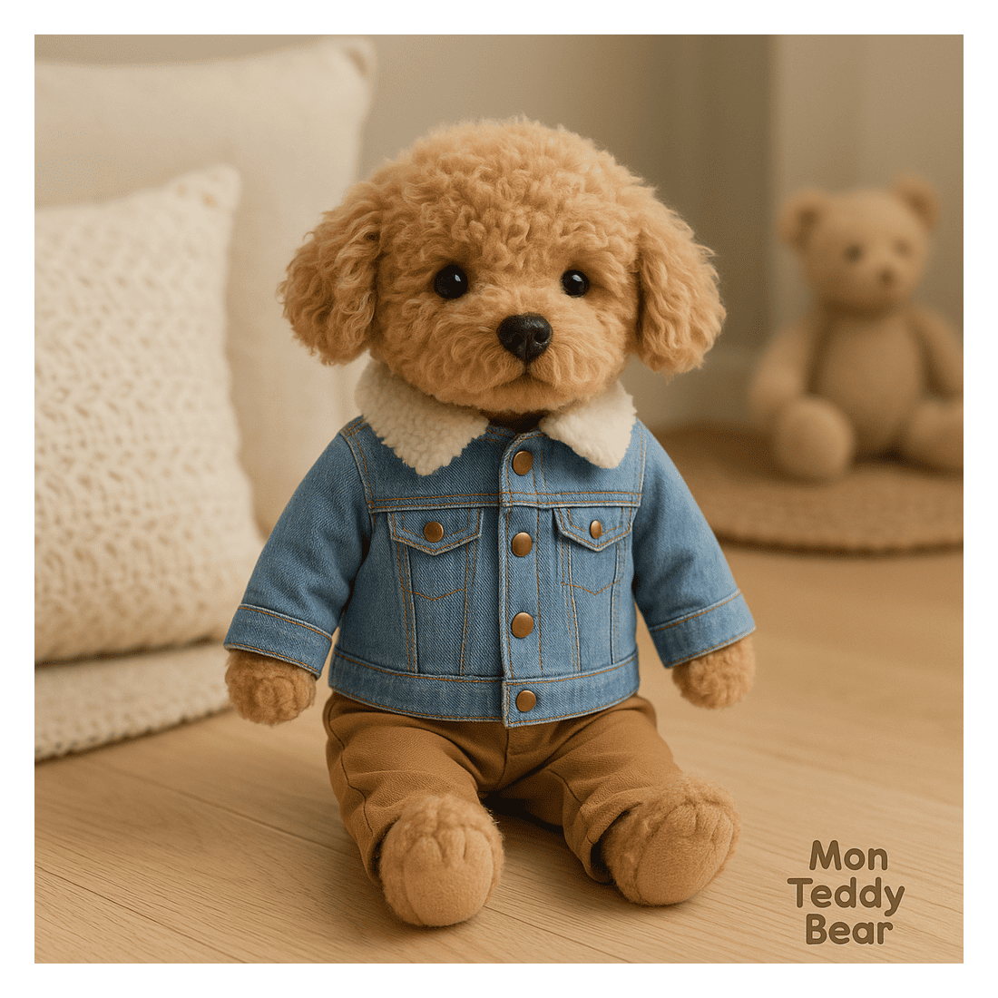 Lucky Doggy Lucky Andy Denim Style LD6/123 peluche 40 cm avec boîte cadeau Lucky Doggy Lucky Andy Denim Style LD6/123 peluche 40 cm avec boîte cadeau