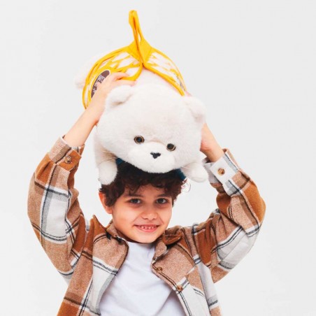 Peluche Milo le Chat Blanc 56 cm – Collection Milo & Millie – Orange Toys