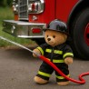 Tenue de Pompier avec Casque – Pour Peluche 40 cm – Devant Camion Américain