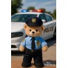Uniforme de Policier Américain avec Casquette – Pour Peluche 40 cm