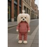 Lucky Mimi knuffel 40 cm – Zacht roze joggingpak – Strawberry Ice Cream