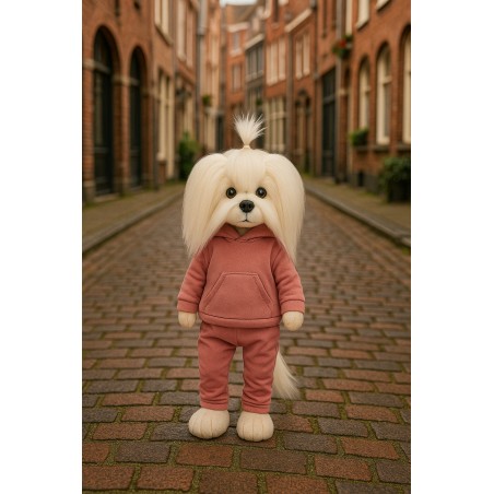 Lucky Mimi knuffel 40 cm – Zacht roze joggingpak – Strawberry Ice Cream