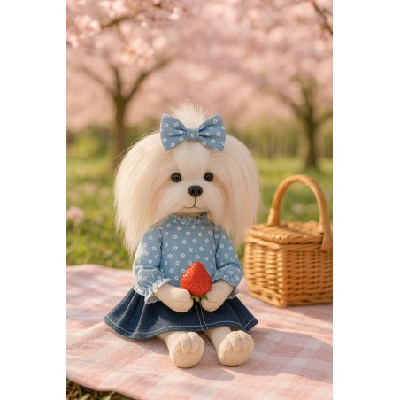 Lucky Doggy Plush – Lucky Mimi "Denim Summer"