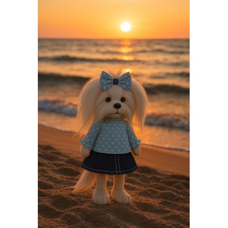 Lucky Doggy Plush – Lucky Mimi "Denim Summer"