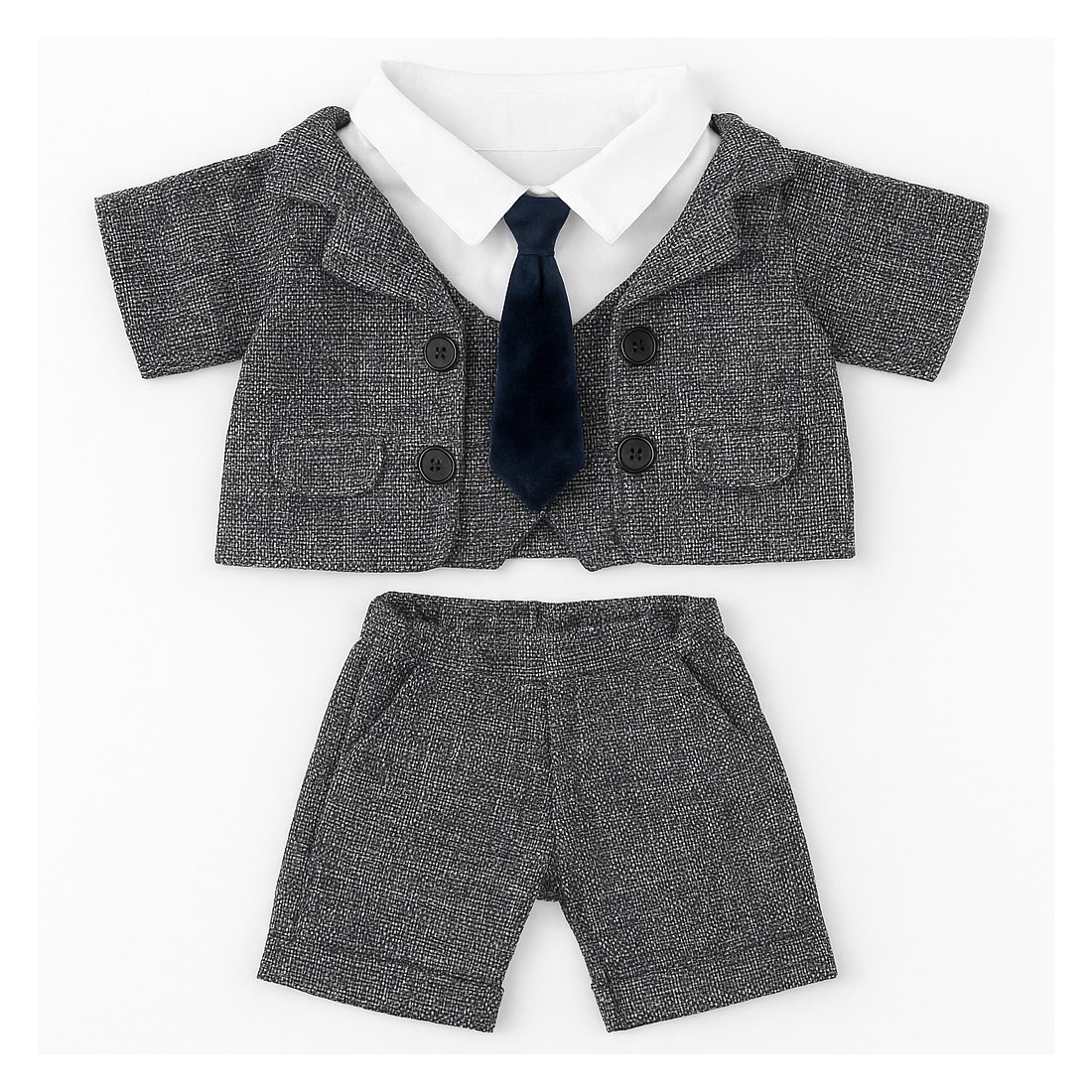 Costume gris 5 pièces Business Bear pour peluche 40 cm – Réf. Y173 – Mon Teddy Bear Costume gris 5 pièces Business Bear pour peluche 40 cm – Réf. Y173 – Mon Teddy Bear