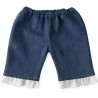 plush toy wearing dark blue lace jeans 40 cm – front view – Ref. Y100