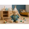pyjama peluche engins de chantier bleu – Réf. Y1005